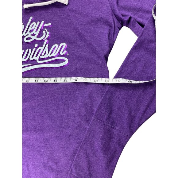 Harley-Davidson® Ornamental Foiled Detail Graphic Long Sleeve Shirt Size Large - Picture 8 of 13